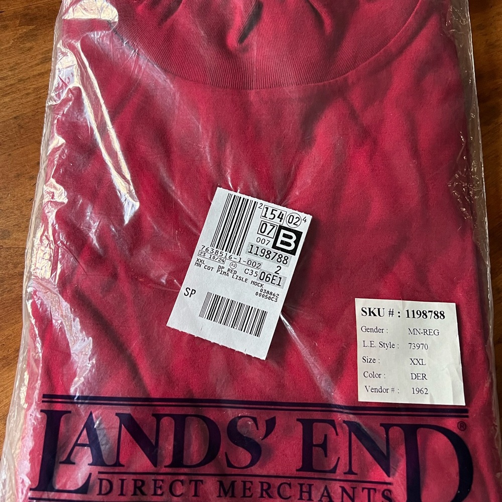 Men’s Pima cotton mock neck